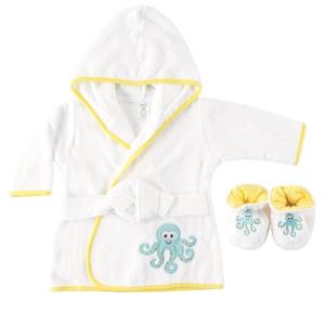 image:imageLuvable Friends Unisex Baby Cotton Terry Bathrobe Pink One SizeOctopus