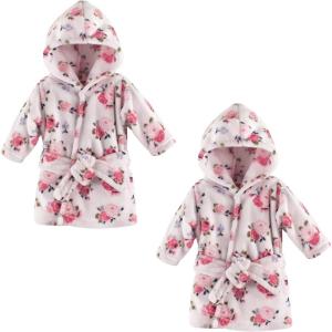 image:imageLuvable Friends Unisex Baby Plush BathrobeFloral 2piece