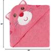 image:imageLuvable Friends Unisex Baby Cotton Animal Face Hooded Towel Moose One SizeCat