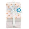 image:imageLuvable Friends Unisex Baby Cotton Flannel Receiving Blankets Boy Feathers 3Pack One SizeFox 4pack