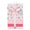 image:imageLuvable Friends Unisex Baby Cotton Flannel Receiving Blankets Boy Feathers 3Pack One SizeGarden 4pack