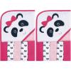 image:imageLuvable Friends Unisex Baby Hooded Towel with Five Washcloths Deer One SizePanda