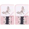 image:imageLuvable Friends Unisex Baby Hooded Towel with Five Washcloths Elephant Spray One SizeDeer