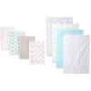 image:imageLuvable Friends Girl Cotton Flannel Burp Cloth 8Pack Elephant Basic Elephant