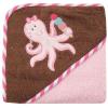 image:imageLuvable Friends Underwater Animals Hooded Towel PinkPink