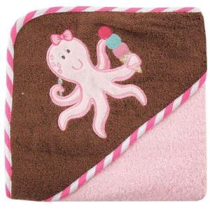 image:imageLuvable Friends Underwater Animals Hooded Towel PinkPink