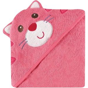 image:imageLuvable Friends Unisex Baby Cotton Animal Face Hooded Towel Moose One SizeCat