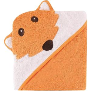 image:imageLuvable Friends Unisex Baby Cotton Animal Face Hooded Towel Moose One SizeFox