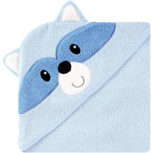 image:imageLuvable Friends Unisex Baby Cotton Animal Face Hooded Towel Moose One SizeRaccoon