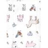 image:imageLuvable Friends Hudson Baby Flannel Burp Cloths 7pk Animal LeopardFarm Pals