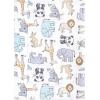 image:imageLuvable Friends Hudson Baby Flannel Burp Cloths 7pk Animal LeopardKangaroo Pastel