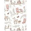 image:imageLuvable Friends Hudson Baby Flannel Burp Cloths 7pk Animal LeopardPink Forest Friends