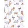image:imageLuvable Friends Hudson Baby Flannel Burp Cloths 7pk Animal LeopardSafari Adventure