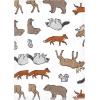 image:imageLuvable Friends Hudson Baby Flannel Burp Cloths 7pk Animal LeopardWoodland Animal Adventure