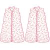 image:imageLuvable Friends Unisex Baby Sleeveless Muslin Cotton Sleeping Bag Sack Blanket Floral Muslin 1218 MonthsRainbow Muslin