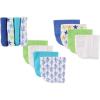 image:imageLuvable Friends Unisex Baby Cotton Rich Washcloths Blue Stripe One SizeBluestarfish