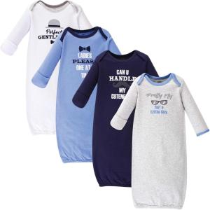 image:imageLuvable Friends Baby Cotton GownsGentleman