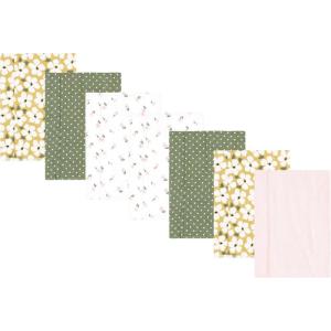 image:imageLuvable Friends Hudson Baby Flannel Burp Cloths 7pk Animal LeopardGreen Garden
