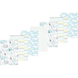 image:imageLuvable Friends Hudson Baby Flannel Burp Cloths 7pk Animal LeopardNew Elephant