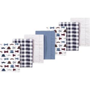 image:imageLuvable Friends Hudson Baby Flannel Burp Cloths 7pk Animal LeopardPlayful Handsome Fella
