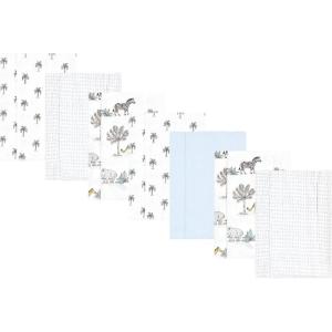 image:imageLuvable Friends Hudson Baby Flannel Burp Cloths 7pk Animal LeopardSafari Friends