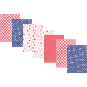 image:imageLuvable Friends Hudson Baby Flannel Burp Cloths 7pk Animal LeopardSweet Cherries