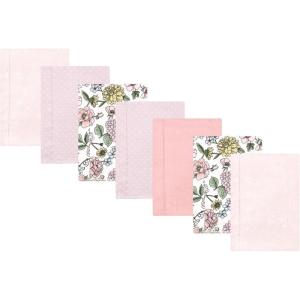 image:imageLuvable Friends Hudson Baby Flannel Burp Cloths 7pk Animal LeopardVintage Floral