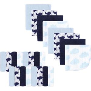 image:imageLuvable Friends Unisex Baby Cotton Rich Washcloths Boy Basic Elephant One SizeAirplane