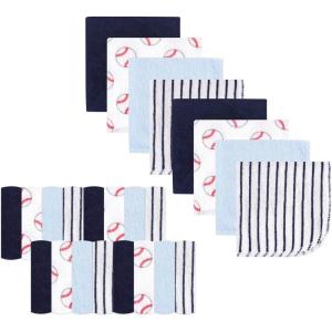 image:imageLuvable Friends Unisex Baby Cotton Rich Washcloths Boy Basic Elephant One SizeBaseball