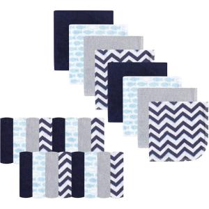 image:imageLuvable Friends Unisex Baby Cotton Rich Washcloths Boy Basic Elephant One SizeFish