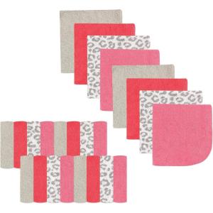 image:imageLuvable Friends Unisex Baby Cotton Rich Washcloths Boy Basic Elephant One SizeLeopard