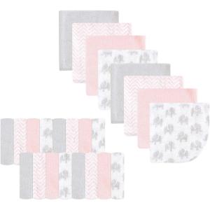 image:imageLuvable Friends Unisex Baby Cotton Rich Washcloths Boy Basic Elephant One SizePink Elephant