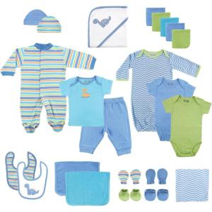 image:imageLuvable Friends Unisex Baby Layette Gift CubeBlue Dino