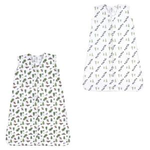 image:imageLuvable Friends Unisex Baby Sleeveless Jersey Cotton Sleeping Bag Sack Blanket Girl Clouds Jersey 1824 MonthsMoose Trees Jersey 2pack