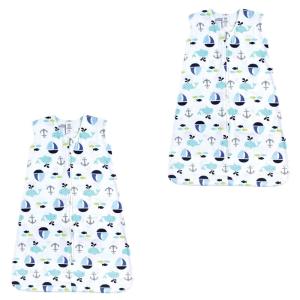 image:imageLuvable Friends Unisex Baby Sleeveless Jersey Cotton Sleeping Bag Sack Blanket Girl Clouds Jersey 1824 MonthsOcean Jersey 2pack
