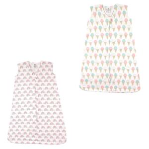 image:imageLuvable Friends Unisex Baby Sleeveless Jersey Cotton Sleeping Bag Sack Blanket Girl Clouds Jersey 1824 MonthsRainbowsIce Cream Jersey 2pack