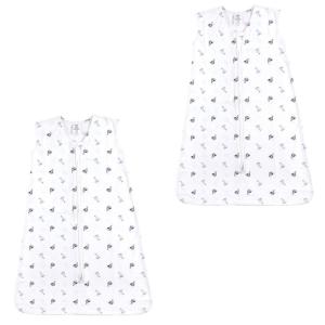 image:imageLuvable Friends Unisex Baby Sleeveless Jersey Cotton Sleeping Bag Sack Blanket Ice Cream Jersey 612 MonthsSailboats Jersey 2pack