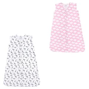 image:imageLuvable Friends Unisex Baby Sleeveless Jersey Cotton Sleeping Bag Sack Blanket Magical Forest Jersey 612 MonthsFrench Poodle Clouds Jersey 2pack