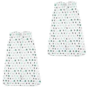 image:imageLuvable Friends Unisex Baby Sleeveless Jersey Cotton Sleeping Bag Sack Blanket Neutral Animals Jersey 1824 MonthsElephants Jersey 2pack