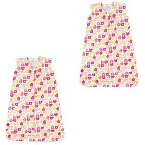 image:imageLuvable Friends Unisex Baby Sleeveless Jersey Cotton Sleeping Bag Sack Blanket Neutral Animals Jersey 1824 MonthsFlowers Jersey 2pack