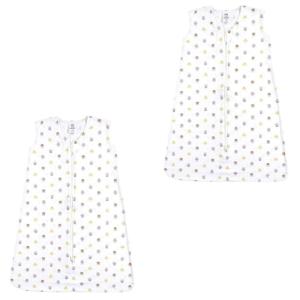 image:imageLuvable Friends Unisex Baby Sleeveless Jersey Cotton Sleeping Bag Sack Blanket Neutral Animals Jersey 1824 MonthsOwls Jersey 2pack