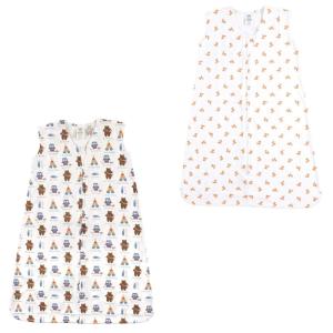 image:imageLuvable Friends Unisex Baby Sleeveless Jersey Cotton Sleeping Bag Sack Blanket Sports Jersey 612 MonthsBe Brave Fox Jersey 2pack