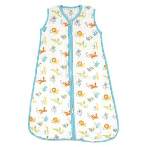 image:imageLuvable Friends Unisex Baby Sleeveless Muslin Cotton Sleeping Bag Sack Blanket Stars Muslin 1824 MonthsAbc Muslin