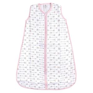image:imageLuvable Friends Unisex Baby Sleeveless Muslin Cotton Sleeping Bag Sack Blanket Stars Muslin 1824 MonthsGirl Arrows Muslin