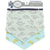 image:imageLuvable Friends Dog Reversible Pet Dog and Cat Bandana Bibs 2pk Banana Space One SizeBanana Dino