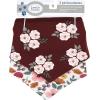 image:imageLuvable Friends Dog Reversible Pet Dog and Cat Bandana Bibs 2pk Banana Space One SizeBotanical Burgundy Floral