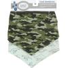 image:imageLuvable Friends Dog Reversible Pet Dog and Cat Bandana Bibs 2pk Banana Space One SizeDino Camo