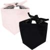 image:imageLuvable Friends Dog Reversible Pet Dog and Cat Bandana Bibs 2pk Banana Space One SizeHoundstooth Hearts