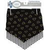 image:imageLuvable Friends Dog Reversible Pet Dog and Cat Bandana Bibs 2pk Banana Space One SizeHoundstooth Hearts