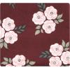 image:imageLuvable Friends Little Treasure Flannel Receiving Blankets 7pkBurgundy Flower